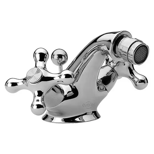 Billig Zweigriff-Bidetmischer Retro, Ausladung 115 mm, chrom - 93 910 08