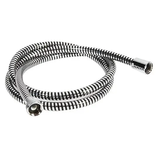 Knallerangebot Brauseschlauch Spiroflex - chrom / schwarz - Länge 1.250 mm