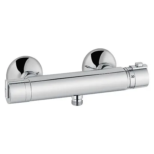 Versand Am Gleichen Tag Aufputz-Brausethermostat Heinrich Schulte Ascona, Ausladung 105 mm, chrom - Z034666-00010