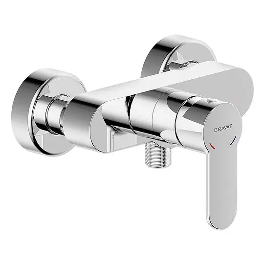 Top-Seller Aufputz-Brausearmatur BRAVAT GENF - chrom - 3557042