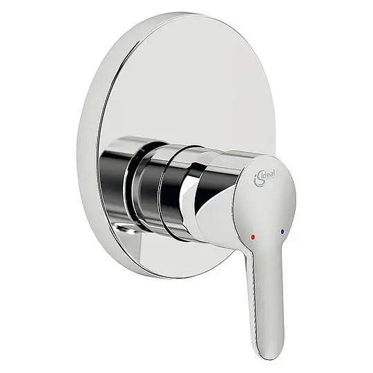 Markenware Unterputz-Brausemischer Ideal Standard Connect, Blue, Rosette Ø 163 mm, chrom - A5801AA