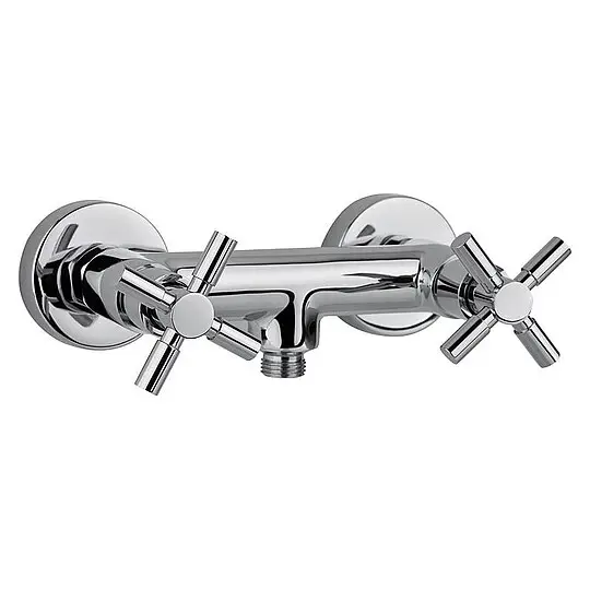 Sichere Zahlung Zweigriff-Brausemischer Comi, chrom - 93 922 00