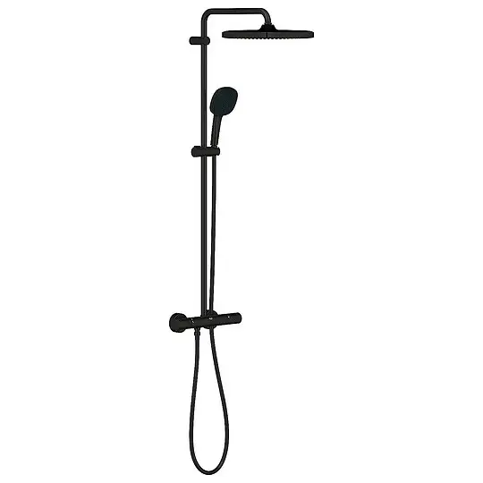 Brause-System Grohe Tempesta 250 Cube, mit Thermostatbatterie, matte black - 266892431 Direktkauf