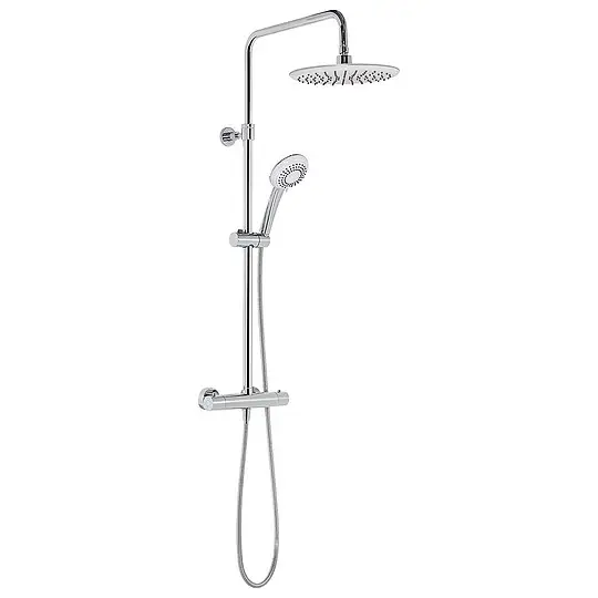 Brause-System Muun mit Kopfbrause Ø 260 mm und Thermostat, chrom - 93 227 99 Saisonangebot