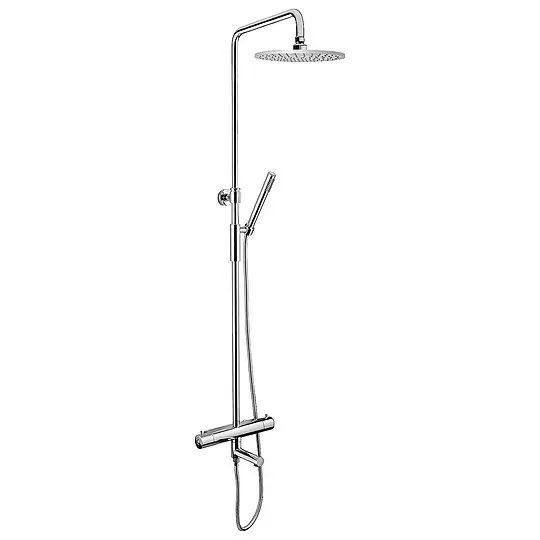 Finale Aktion Brause-System TUB Handbrause, Kopfbrause Ø 250 mm und Wannenthermostat, chrom - 93 016 45