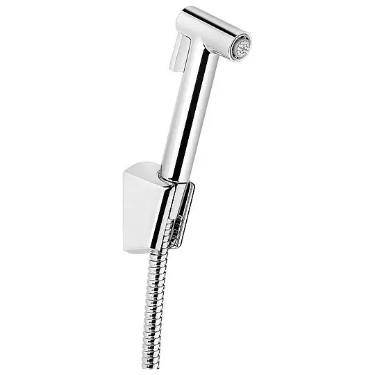 Versand Am Gleichen Tag Intim Hygiene-Dusch-Set Ettalia mit Handbrause, Brauseschlauch und Brausehalter, chrom - 93 191 45