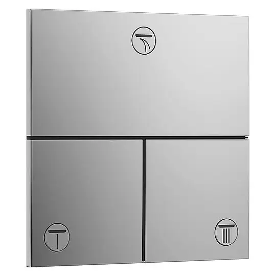 Unterputz-Absperrventil Hansgrohe ShowerSelect Comfort E Fertigset 3 Verbraucher, chrom - 15573000 Neue Ware