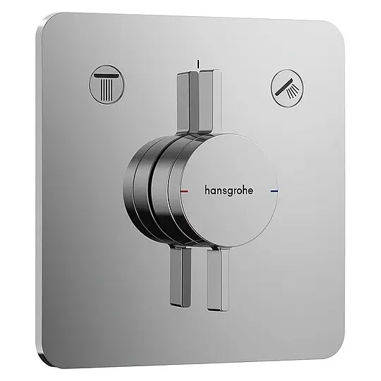 Markenware Unterputz-Mischer Hansgrohe DuoTurn Q 2 Verbraucher - 75414000