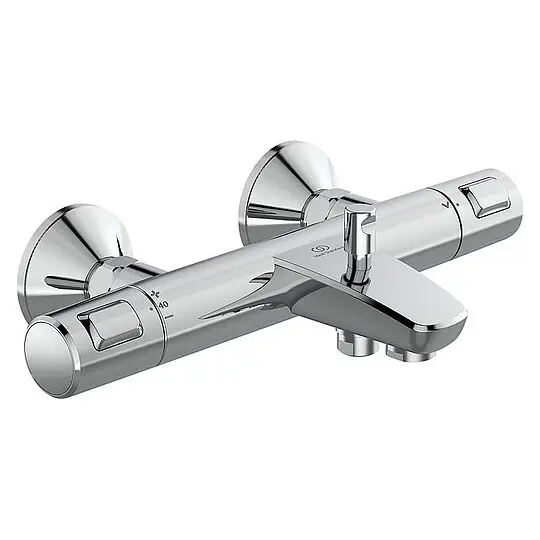 Highlight Aufputz-Wannenthermostat Ideal Standard Ceratherm T25, Ausladung 158 mm, chrom - A7206AA
