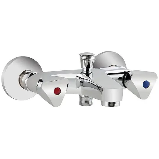 Must-Have Aufputz-Wannen-Zweigriffmischer Etou - chrom