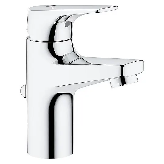 Waschtischmischer Grohe Bauflow S-Size, Ausladung 91 mm, mit Zugstange, chrom - 23751000 Sofort Bestellen