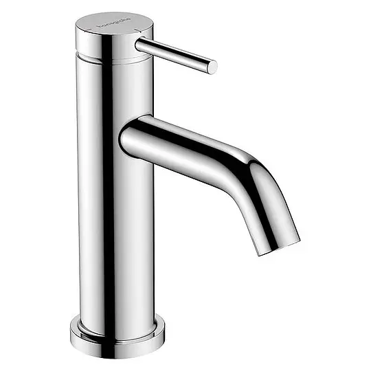 Waschtischmischer Hansgrohe 80 Tecturis S, Ausladung 108 mm, CoolStart, mit Zugstange, chrom - 73302000 Top-Preis