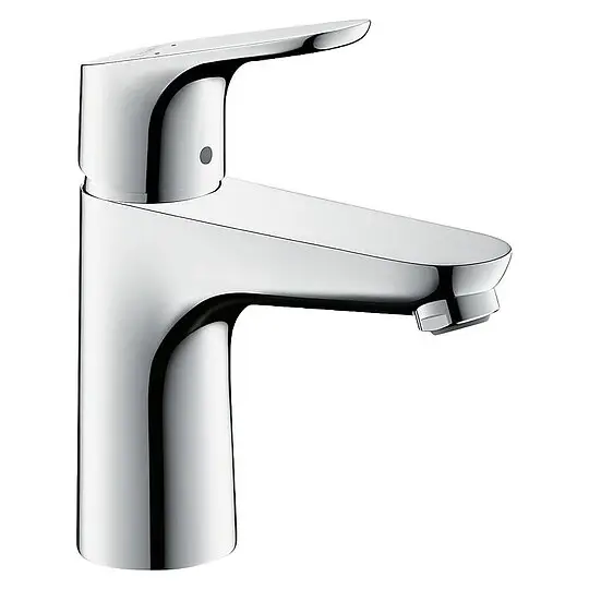 Waschtischmischer Hansgrohe Focus 100, Ausladung 119 mm, mit Zugstange, chrom - 31607000 Knallerangebot