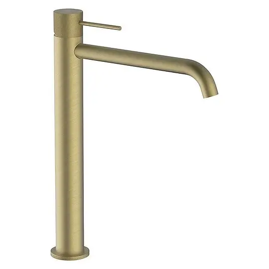Angebot Waschtischmischer Comallo, hohe Ausführung, mit Pop-Up Ablauf, Soft Brass - 93 224 66