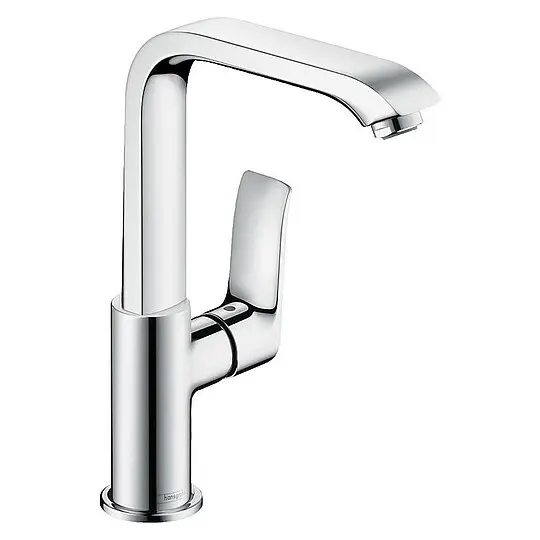 Waschtischmischer Hansgrohe Metris 230, Ausladung 155 mm Schwenkauslauf, mit Pop-Up Ablauf, chrom - 31187000 Expressversand