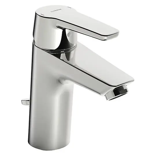 Top-Seller Waschtischmischer Hansa Hansapolo, Niederdruck, + CU-Rohr, Ausladung 103 mm, mit Zugstange, chrom - 51531193