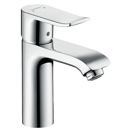 Waschtischmischer Hansgrohe Metris 110 ND, Ausladung 116 mm, mit Zugstange, chrom - 31074000 Günstig