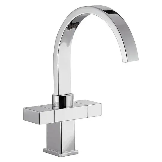 Zweigriff-Waschtischmischer Skyline, Ausladung 205 mm, mit Zugstange, chrom - 93 904 96 Neue Kollektion