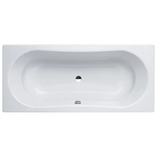 Badewanne Elfrun 1800 x 800 x 420 mm, Inhalt 240 l, Stahl-Emaille, weiß Preiswert