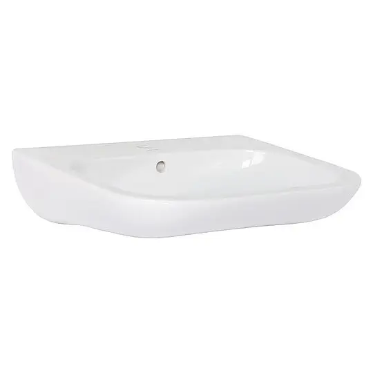 Waschtisch Duravit D-Code Vital 600 mm, mit Überlauf, 1 Hahnloch, weiß, barrierefrei - 2312600000 Heißes Angebot