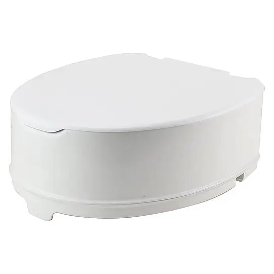 Direkt Vom Hersteller WC-Aufsatz Elga mit Deckel, aus PP, Höhe 140 mm, weiß - 93 067 59