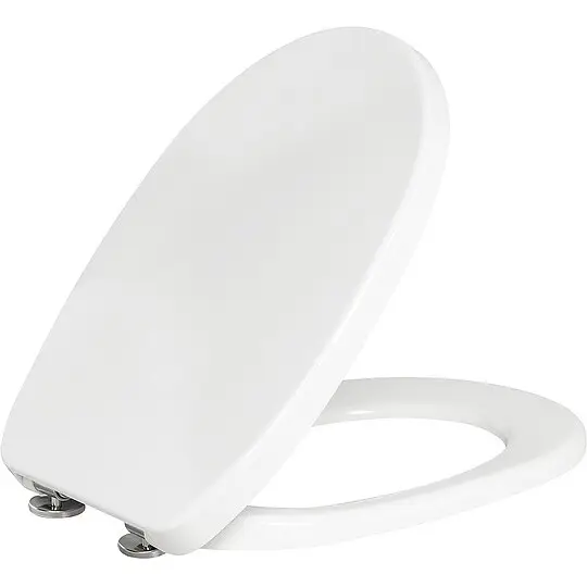 Direktkauf WC-Sitz Twist mit Softclose aus Duroplast weiß, mit Take-Off und Scharnier aus Edelstahl