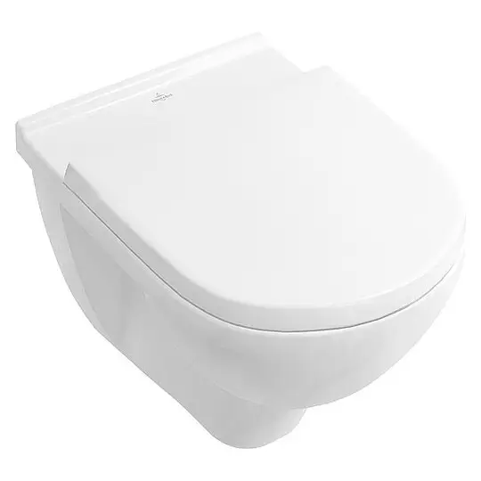Combi-Pack Villeroy & Boch O.Novo Wand-Tiefspül-WC & WC-Sitz Softclose, weiß - 5660H101 Kostenloser Versand