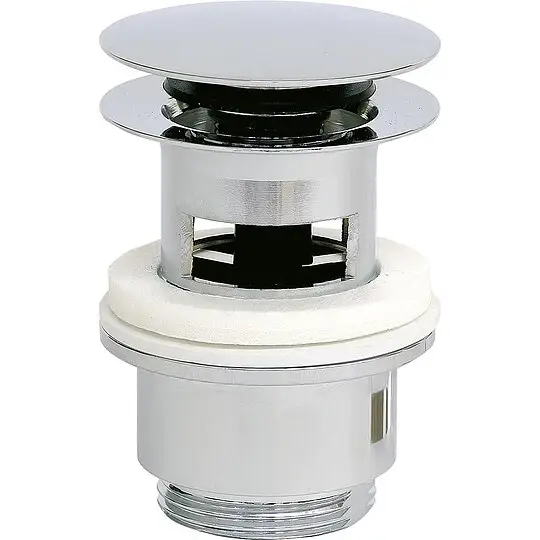Highlight Schaftventil Klicker mit Überlauf und großem Stopfen - Ø 65 mm x 1 1/4'' x 60 mm