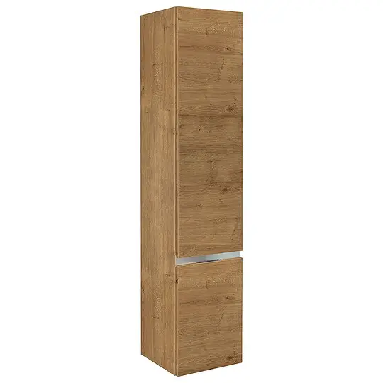 Echt Hochschrank Serie MBK, 2 Türen, Eiche Arlington, Anschlag links, 350 x 1625 x 370 mm - 93 181 83