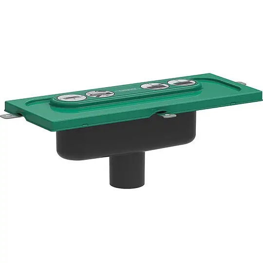Highlight Hansgrohe uBox universal Grundkörper für Duschrinne, vertikale Installation - 01002180