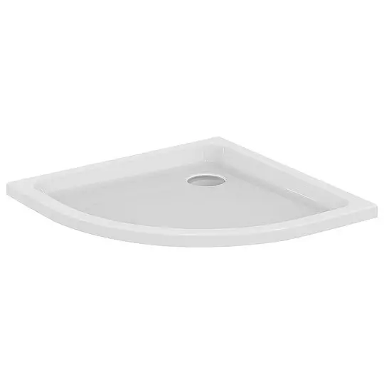 Duschwanne Ideal Standard Hotline Viertelkreis 800 x 80 x 800 mm, Radius 550 mm, Acryl, weiß - K277901 Markenware