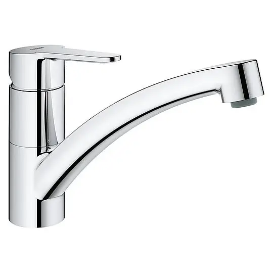 Spültischmischer Grohe BauEco Schwenkauslauf, Ausladung 231 mm, chrom - 31680000 Neue Ware