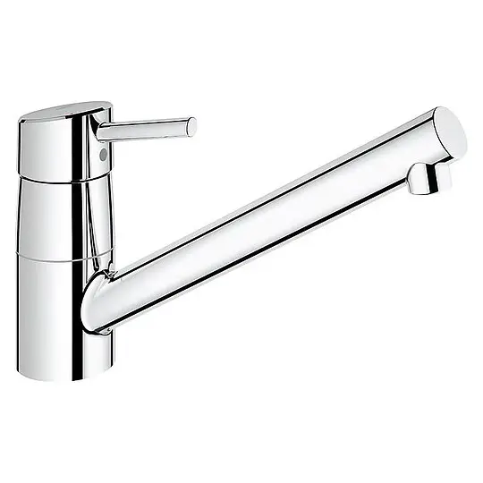 Zertifiziert Spültischmischer Grohe Concetto Schwenkauslauf, Ausladung 236 mm, chrom - 32659001