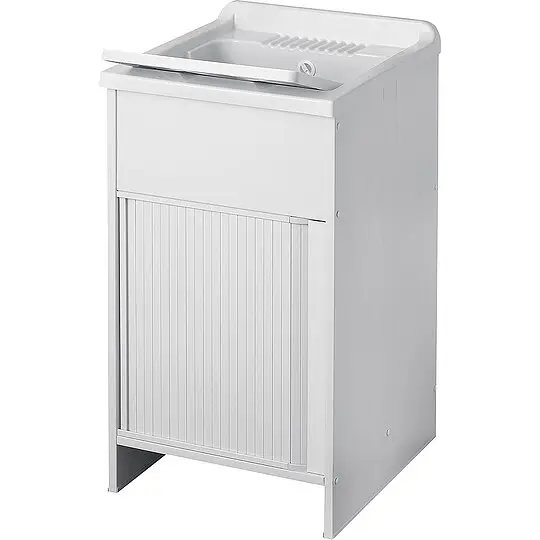 Aktuell Waschtrog mit Unterschrank mit Jalousietür, 450 x 500 x 850 mm