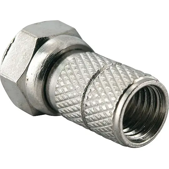 F-Stecker 6,5 mm 10-er Set Schneller Versand