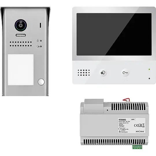 Video-Türsprechanlage VT200 AP - mit 1xTürsprechstelle, 1xTaste 1xTouch-Komfort-Innenstation Neu