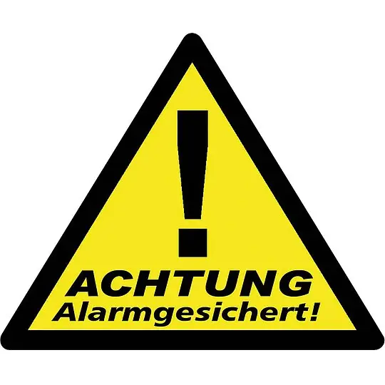 Bestpreis Aufkleber Videoüberwachung 3 Stück, WAK-A - 70 x 85 mm