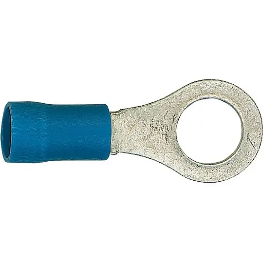 Jetzt Bestellen Kabelschuh in Ringform isoliert, 100 Stück, blau - 2,5 mm², 3,2 mm