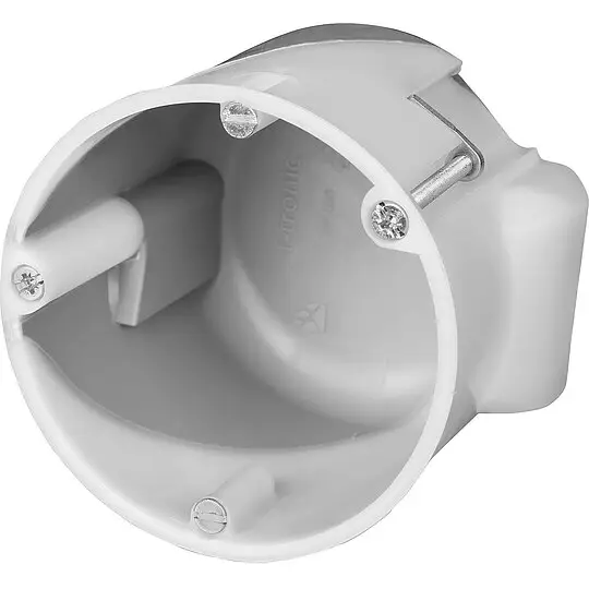 Highlight LAN-Dose weiß Ø 68 mm, luftdicht halogenfrei - Tiefe 60 mm