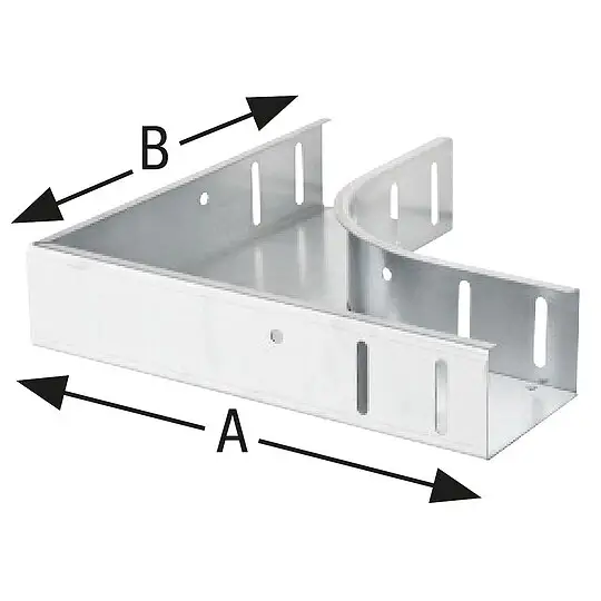 Schnäppchen Bogenstück B9060100 - 90°, 100 mm