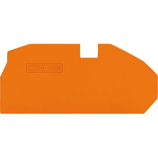 Neu Abschluss- und Zwischenplatten 25 Stück, 1 mm dick, orange