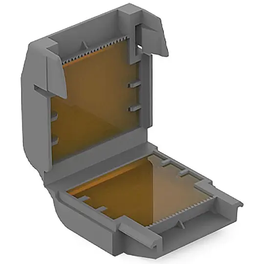 Neuheit Wago Gelbox IP 68, 4 Stück, Größe 1 207-1331 - 33,6 x 32,0 x 17,8 mm