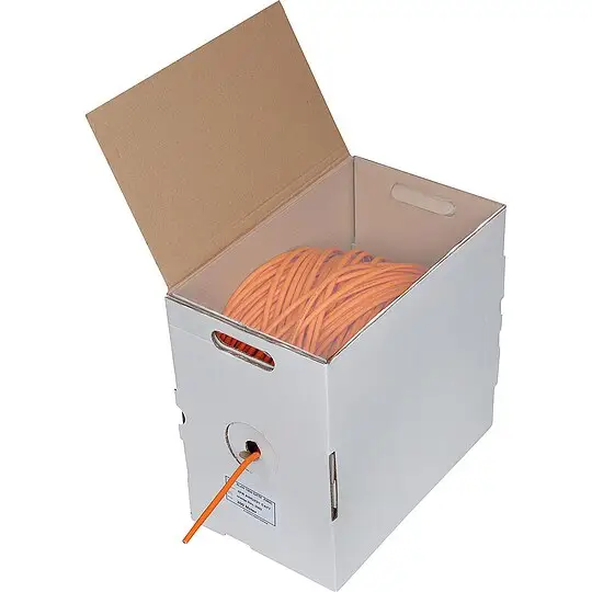 Datenleitung Duplex Box STO, 16 Adern, AWG 23 PiMF FRNC OR - 100 m Must-Have