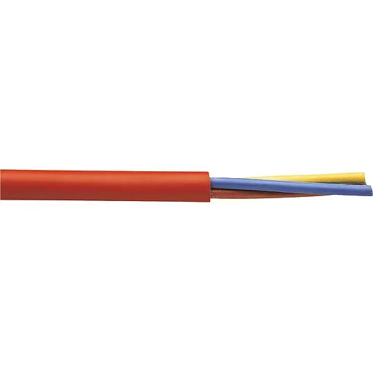 Top-Seller Silikon-Kabel, hitzebeständig -180°C WA-SiHF-J rotbraun 3 x 1,5 mm², 1 Rolle 50 Meter