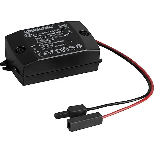 Kostenfreie Lieferung Brumberg LED-Konverter 350 mA 3 - 7,2W, nicht dimmbar - 68 x 35 x 21 mm