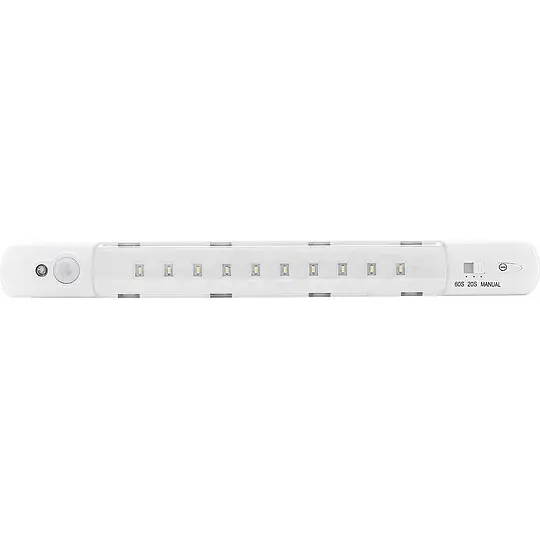 Angebot Unterbaulichtleiste LED Bewegungsmelder, Batterie, weiß, 260 mm - 260 x 28 x 31 mm