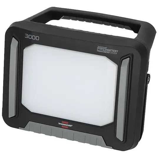 brennenstuhl 3000 MA Multi Battery LED Akku Baustrahler, IP65 - 3150 lm Mega-Angebot