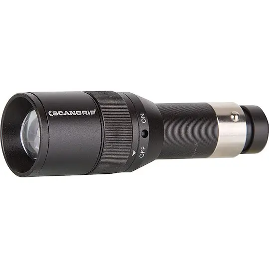scangrip FLASH 12-24V Akku-LED-Taschenlampe, Taschenleuchte, 3,7 V mit 0,55 Ah Akku - 130 lm Kostenfreie Lieferung