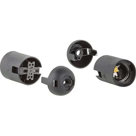 Isolierstoff-Fassung E27 glatter Mantel - 2 Stk. Nur Für Kurze Zeit