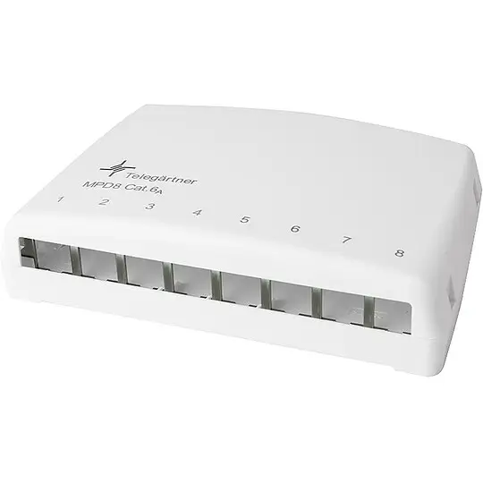 Mini-Verteiler MPD8 AMJ/UMJ TH35 alpinweiß, unbestückt - 164 x 110 x 40,5 mm Must-Have